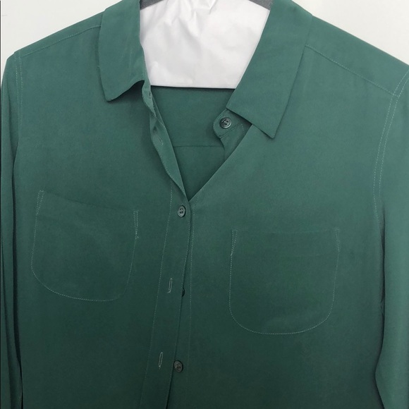 Equipment signature button down blouse. - Picture 2 of 6